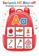 Backpack ABC Blast-off! Printable A–Z Learning Sheets image