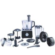 Bajaj FX-1000 DLX 1000 Watts Food Processor and Mixer Grinder with 9 Attachments (Black) image