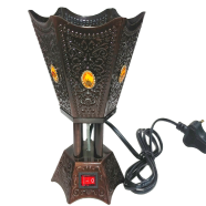 Electric Incense Bakhoor Burner Coffee Color image