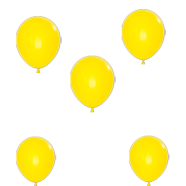 Balloon Multicolour 5Pcs image