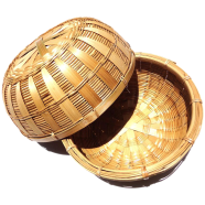 Bambo Friut Basket 8×8 Inch image