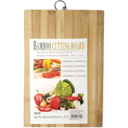 Bamboo Cutting And Chopping Board With Handle – Durable Kitchen Board For Meat, Vegetables And Fruits image