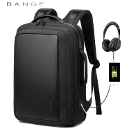 Bange New Style Functional College School Usb Business Wholesale Custom Smart Waterproof Laptop School Backpack Bags for Men image