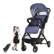 Bao Bao Hao New Baby Stroller Travel Pram Y 1-Blue icon