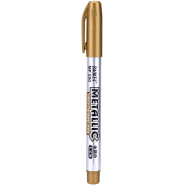 Baoke Metallic Color Marker Pen,metalic carftwork pen, Golden caraft pen , silver image