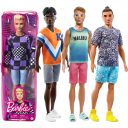 Barbie DWK44 Ken Fashionistas Doll Asst image