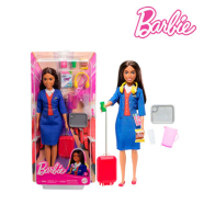 Barbie Flight Attendant Doll 3Plus (Hyt60) – Interactive Toy Set for Kids 3 Plus | Fun Play Experience image
