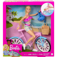 Barbie HBY28 Doll And Bike Playset