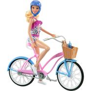 Barbie HBY28 Doll And Bike Playset image