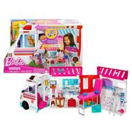 Barbie HKT79 Transforming Ambulance and Clinic Playset image