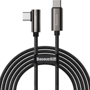 Baseus Legend Series Elbow Fast Charging Data Cable Type-C to Type-C 100W 2m Black CATCS-A01