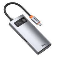Baseus Metal Gleam Series 4-in-1 Multifunctional Type-C HUB Docking Station - CAHUB-CY0G image
