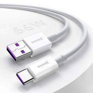 Baseus Superior Series Fast Charging Data Cable USB to Type-C 66W 1m White CATYS-02 image