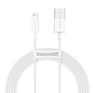 Baseus Superior Series Fast Charging Data Cable USB to iP 2.4A 1m (CALYS-A02)- White image