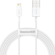 Baseus Superior Series Fast Charging Data Cable USB to iP 2.4A 1m (CALYS-A02)- White