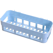 Bathroom Shelf Plastic Toilet Bathroom Vanity Wall Hanging Storage Rack Basket No Trace Stickers icon