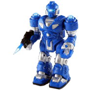 Battery Operated Electric Walking Sounding Robot Toy for Children - 27163