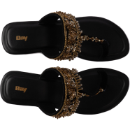 Bay Ladies Open Flats - Thongs Style (VShape) - Perlita image
