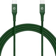 Baykron Kevlar cables Type-C To Type-C 3M 3A - Mid Night Green image
