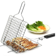Bbq Meshes Clump Food Clip (Hand Net) - Silver image