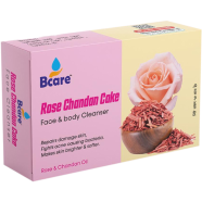 Bcare Rose Chandan Cake, Face And Body Cleanser -75 gm image