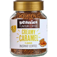 Beanies Creamy Caramel Flavoured Instant Coffee 50 gm -5060169982062 image