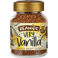 Beanies Very Vanilla Flavour Instant Coffee 50 gm -5060169982017 image