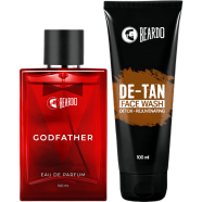 Beardo Combo - DeTan Coffee Face Wash 100ml and GodFather Perfume 100ml image