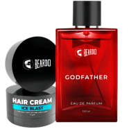 Beardo Combo - Ice Blast Hair Cream 75g and GodFather Perfume 100ml image