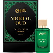 Beardo Mortal Oud Perfume for men 80ml | Oriental, Earthy scent with Honey, Citrus, Patchouli and Sandalwood notes | Long Lasting Premium Mens Perfume | All Season Eau de parfum for Men | Gift for Husband | Gift for Boyfriend | Gift for Men image