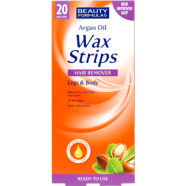 Beauty Formulas Argan Oil Wax Strips Hair Remover Legs image