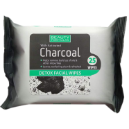 Beauty Formulas Charcoal Detox Facial 25 Wipes icon