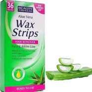 Beauty Formulas Hair Removal Face and Bikini Line 36 Wax Strips image
