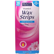 Beauty Formulas Vitamin E Wax Strips–20 Pcs - 29420 image
