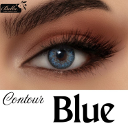 Bella Blue Color Contour Contact Len image