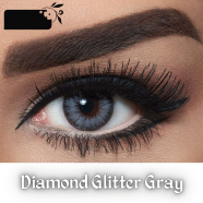 Bella Glitter Grey Color Contact Lens image
