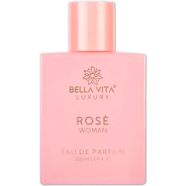 Bella Vita Luxury Rose Woman Eau De Parfum Perfume for Women with Black Currant, Vanilla, Jasmine | Floral and Sweet EDP Long Lasting Fragrance Scent 100 ML image