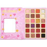 Belzgmee 78 Colors 5 Pages Princess Eye Shadow Palette Book Glitter Highlight Eyeshadow Palette Professional Makeup for Eyes image