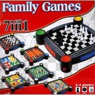 Best Family Games 7 in 1 Board Games Ludo (classic), Ludo (new version), Chess, Draughts, Backgammon, Snakes and ladders goose (213-12) -232626897