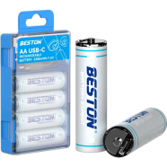 Beston 2200mwh Aa Usb C Battery Bundle Of 4pcs image