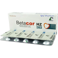 Betacor Hz 2.5 mg 6.25 mg Tablet 10's Strip image