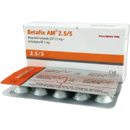 Betafix Am 2.5 mg 5 mg Tablet 10's Strip image