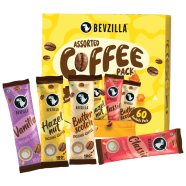 Bevzilla 60 Instant Coffee Powder Sachets (4 Flavours) 120 Grams image