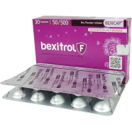 Bexitrol F 50 mcgPlus 500 mcg Inhalation 10's Strip Capsule image