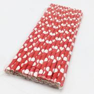 Big Dotted Design Plastic Paper Straw 1 pcs image