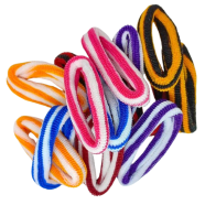 Big Size China Hair Band Trendy And Beautiful Multicolor Hair Band 10 Piece image