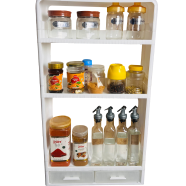 Big Size Multifunctional Kitchen Countertop Bottle Storage Rack image