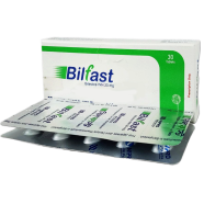 Bilfast 20 mg Tablet 10's strip icon