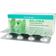 Biloba 60 mg Capsule 4's Strip image