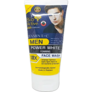 Bio Active Men Vitamin E C Power White Foaming Face Wash 100g image